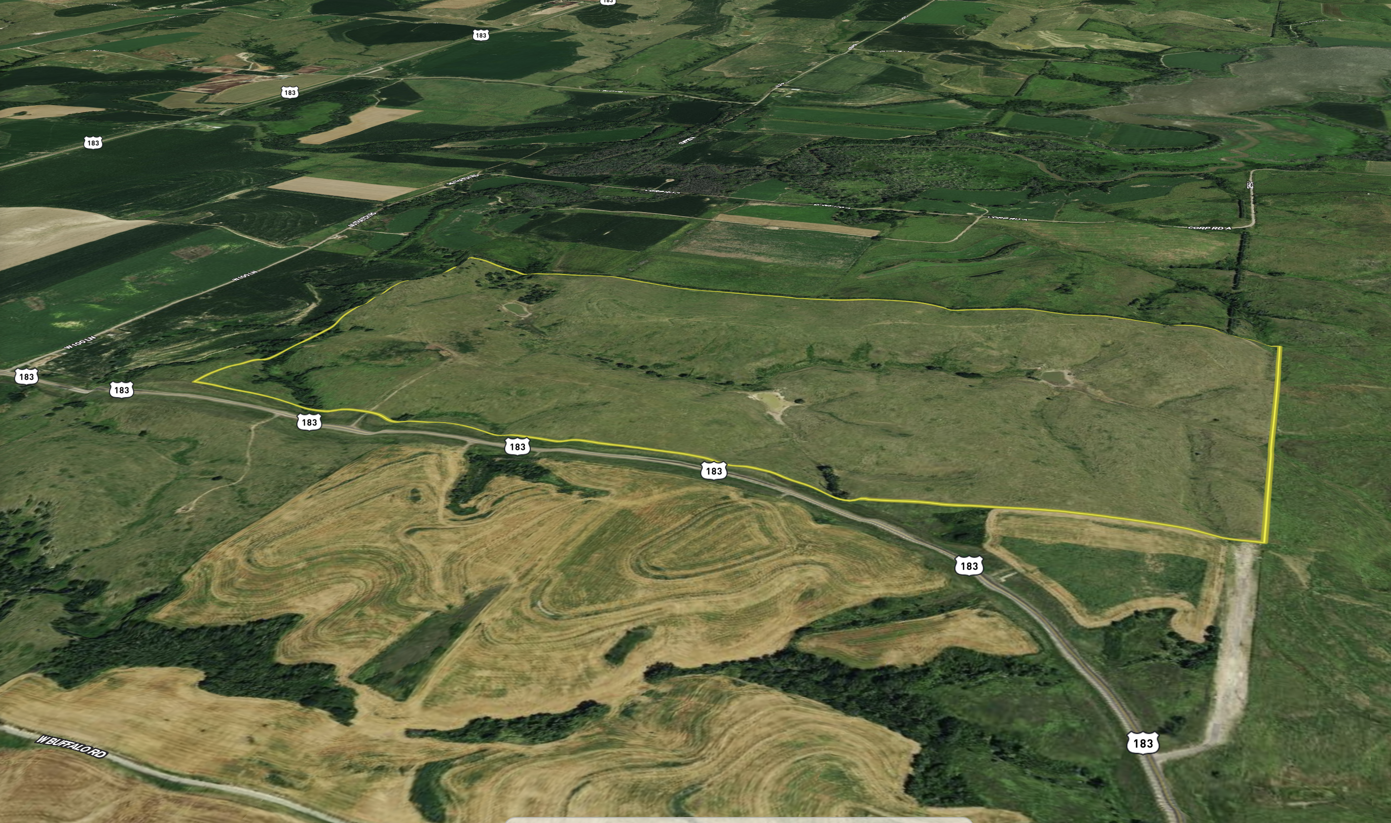 Tract 2. 335.14 +/- Acres in KS