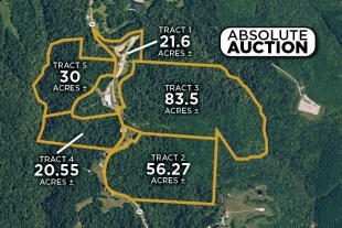 Monroe Co OH 212± Acres In 5 Tracts