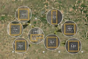 Texas Co OK 1738± Acres In 8 Tracts